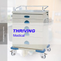 Medical Colored Steel Plate Drawer Trolley (THR-ZY105)